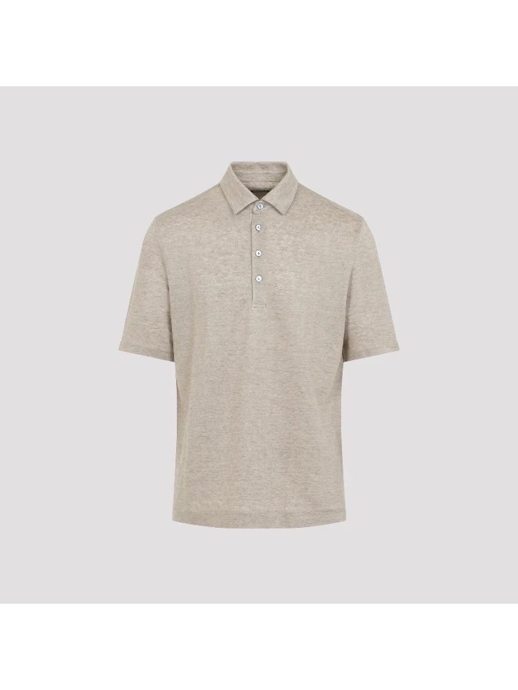 Zegna Oasi Linen Polo