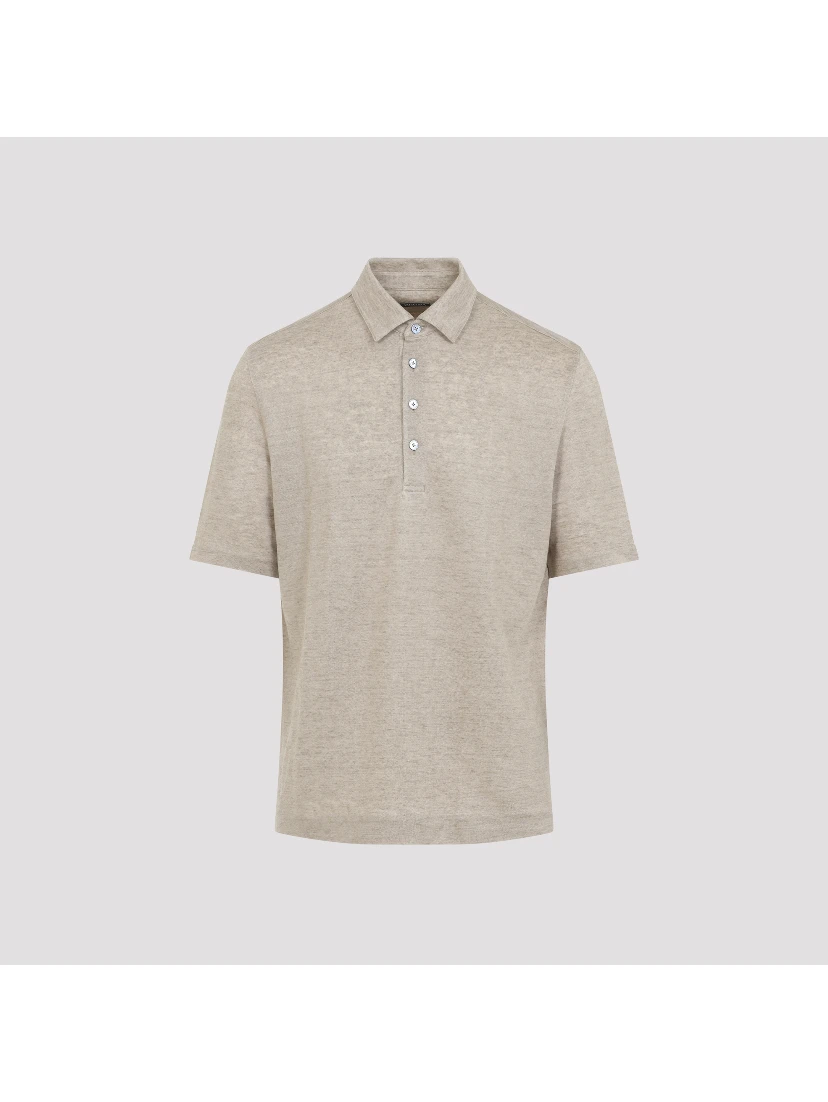 Zegna Oasi Linen Polo