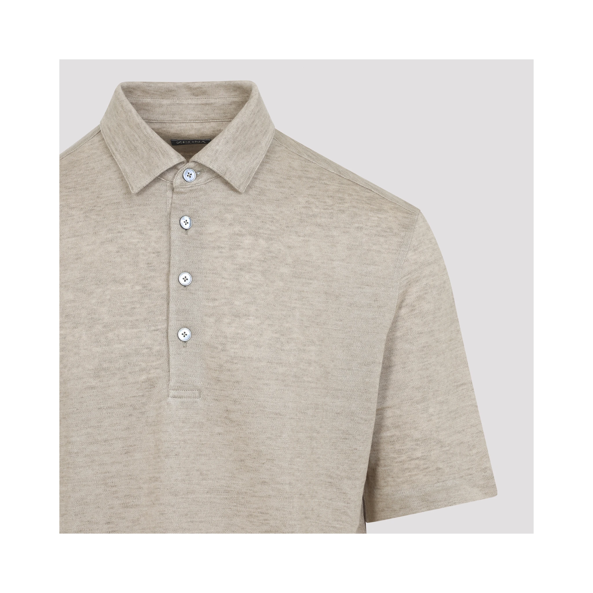 Zegna Oasi Linen Polo