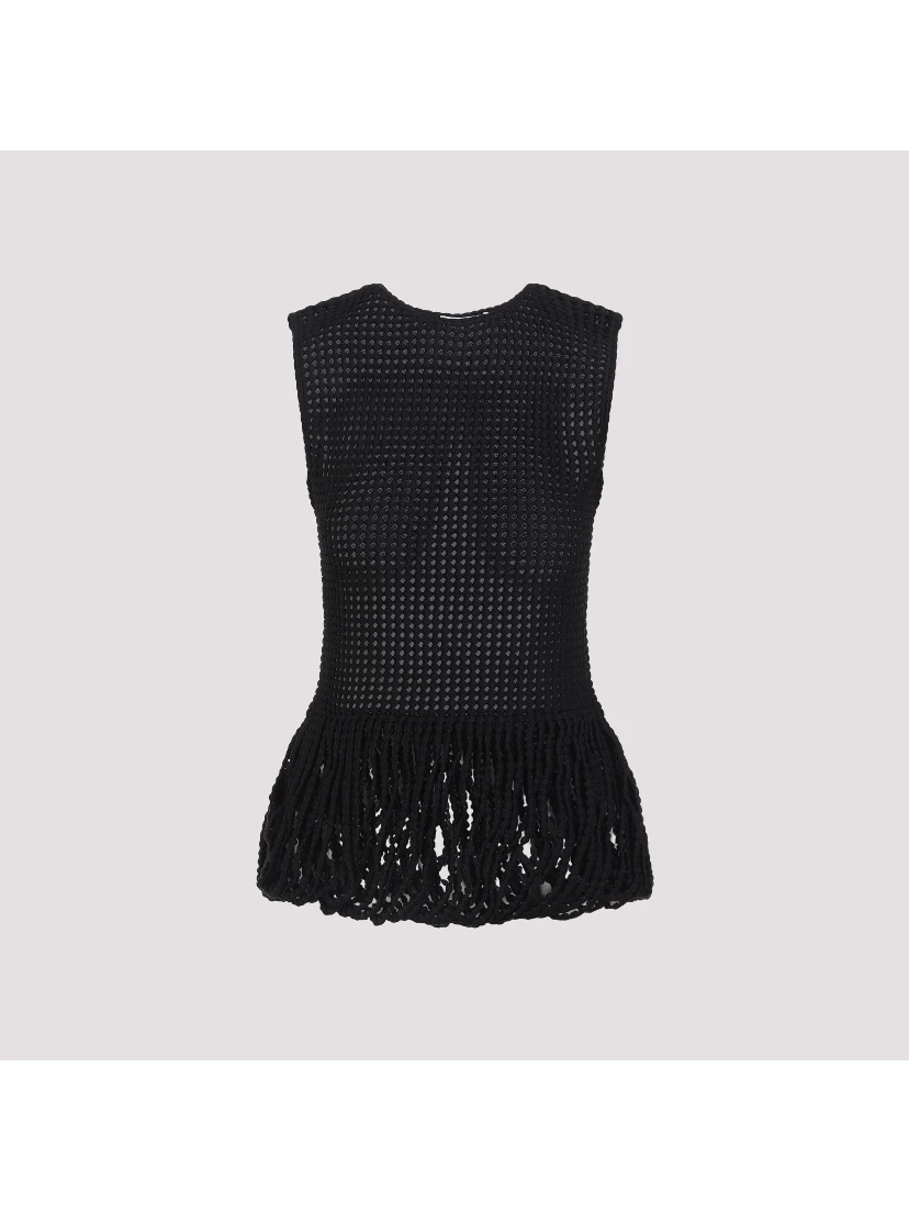Alaïa Peplum Tank Top
