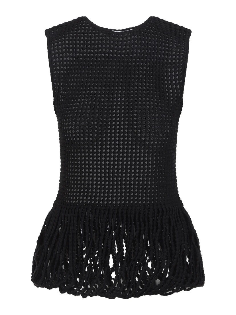 Alaïa Peplum Tank Top