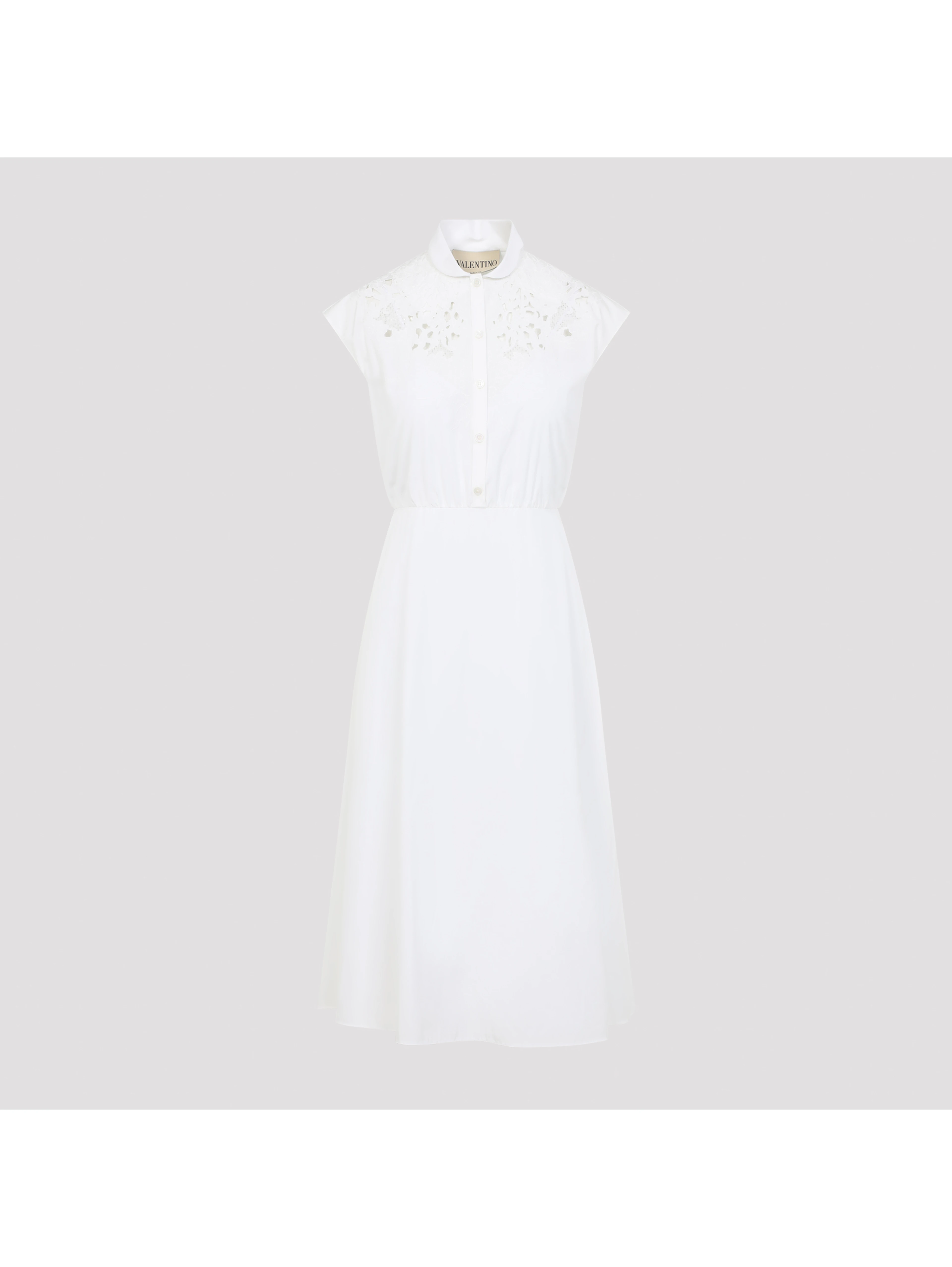 Valentino Embroidered Midi Dress