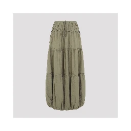 CO Soft Gathered Bubble Midi Skirt