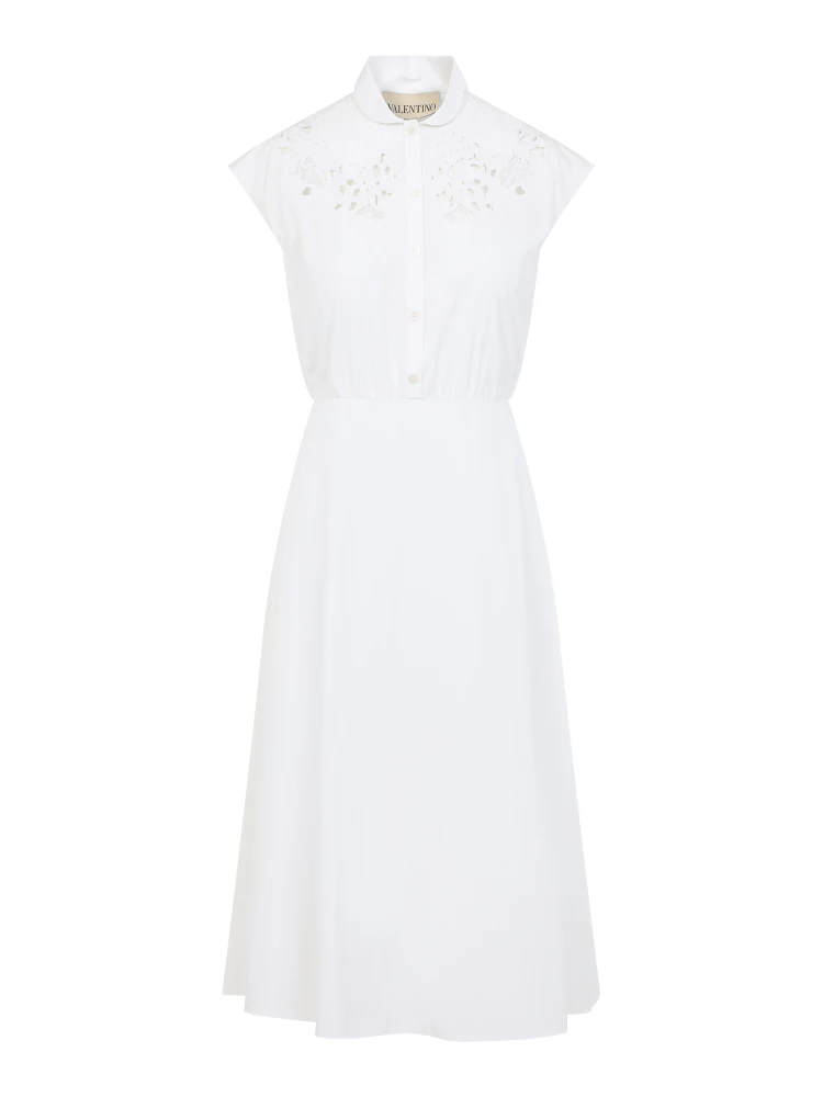 Valentino Embroidered Midi Dress alternative