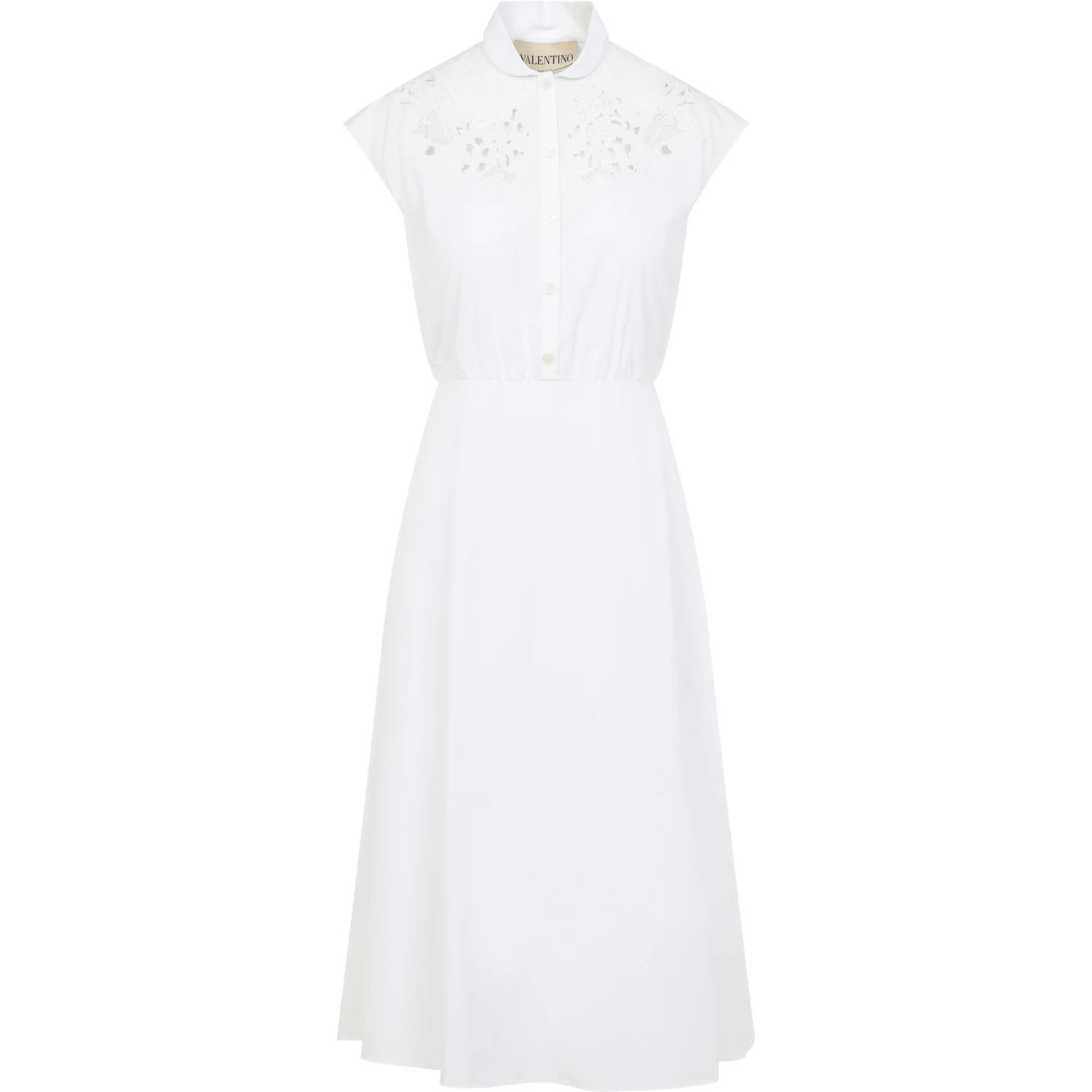 Valentino Embroidered Midi Dress