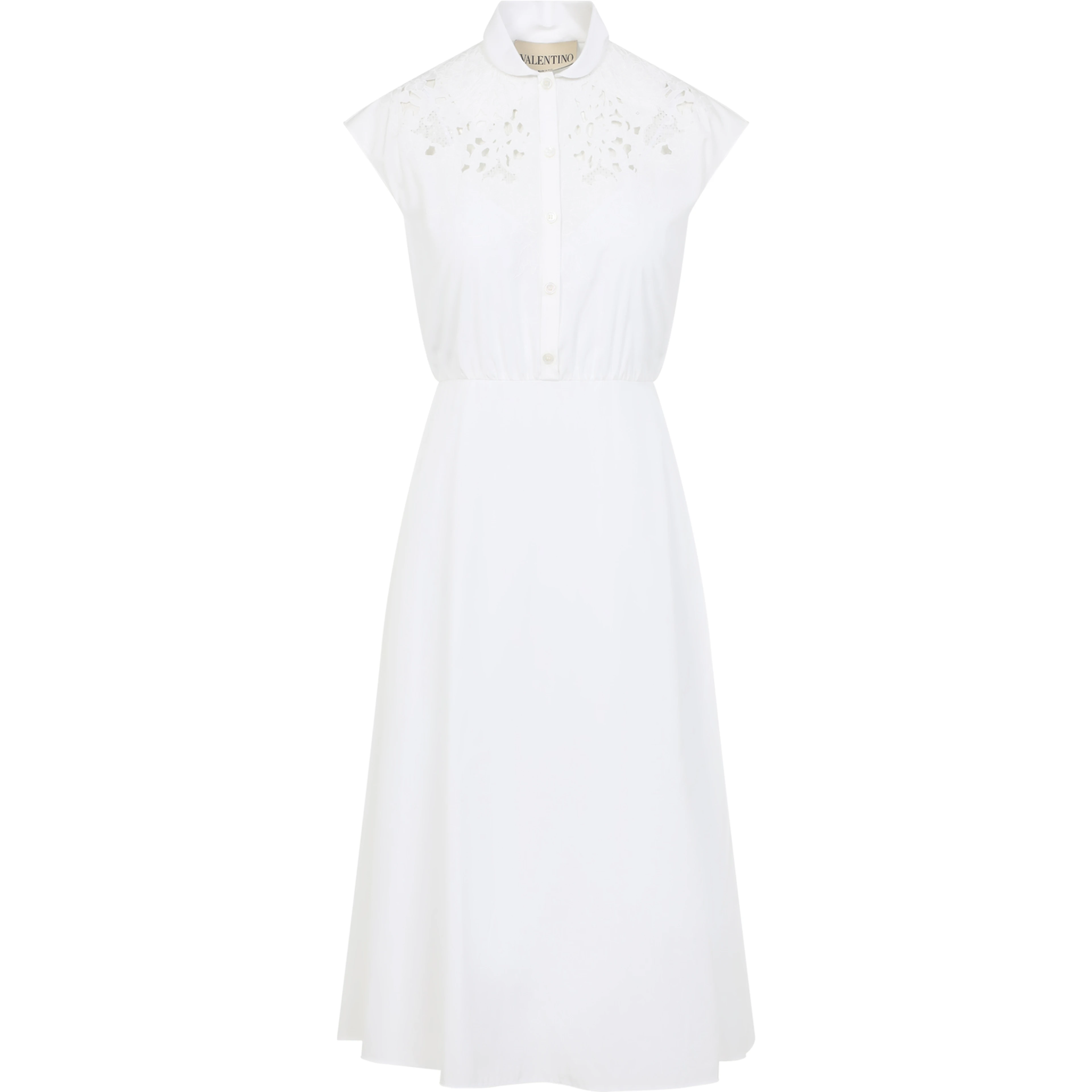 Valentino Embroidered Midi Dress