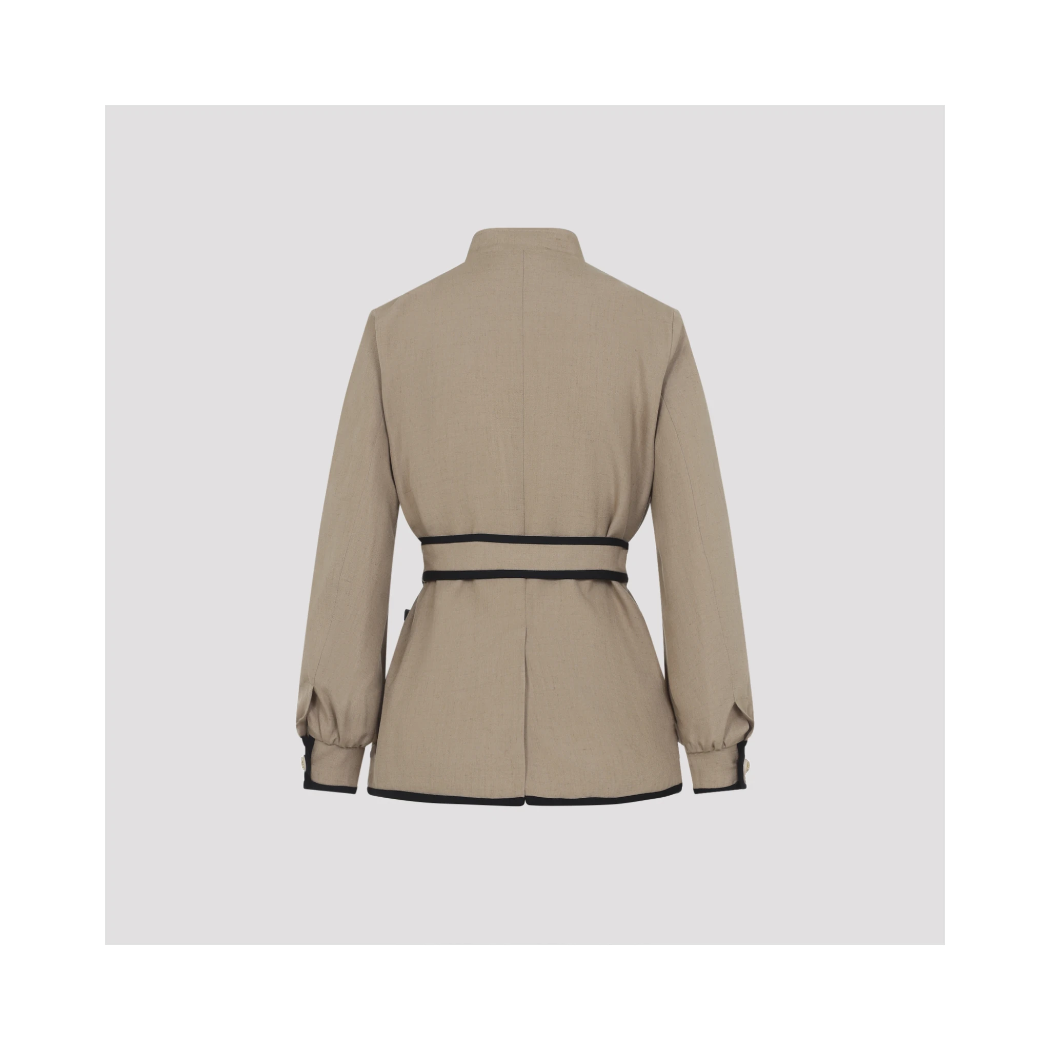 Valentino Caban Embroidered Logo VG Jacket
