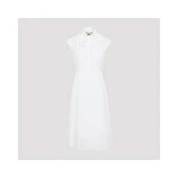 Valentino Embroidered Midi Dress