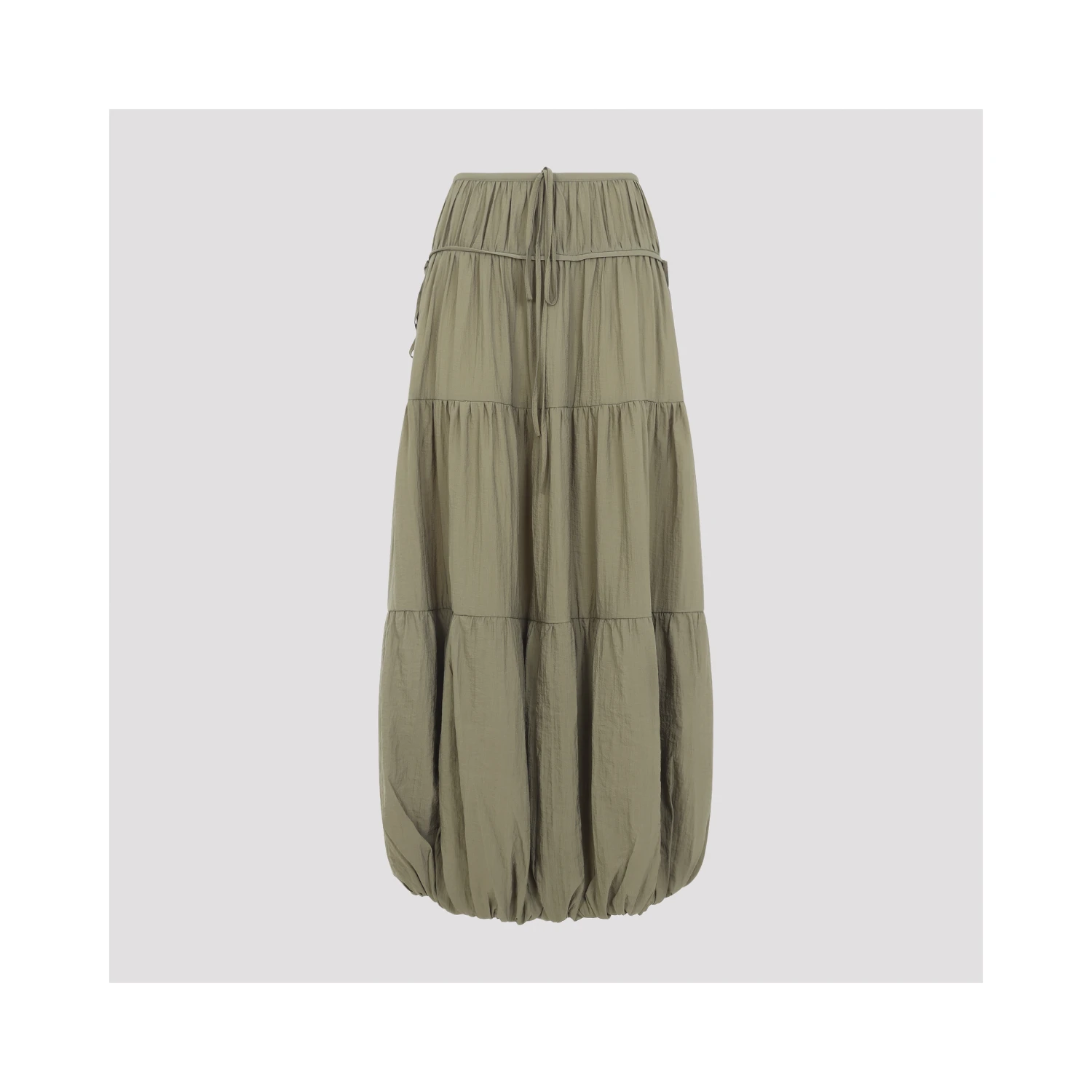 CO Soft Gathered Bubble Midi Skirt