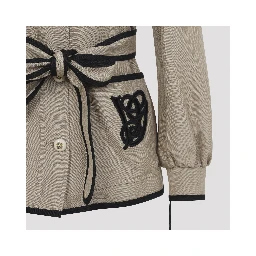 Valentino Caban Embroidered Logo VG Jacket