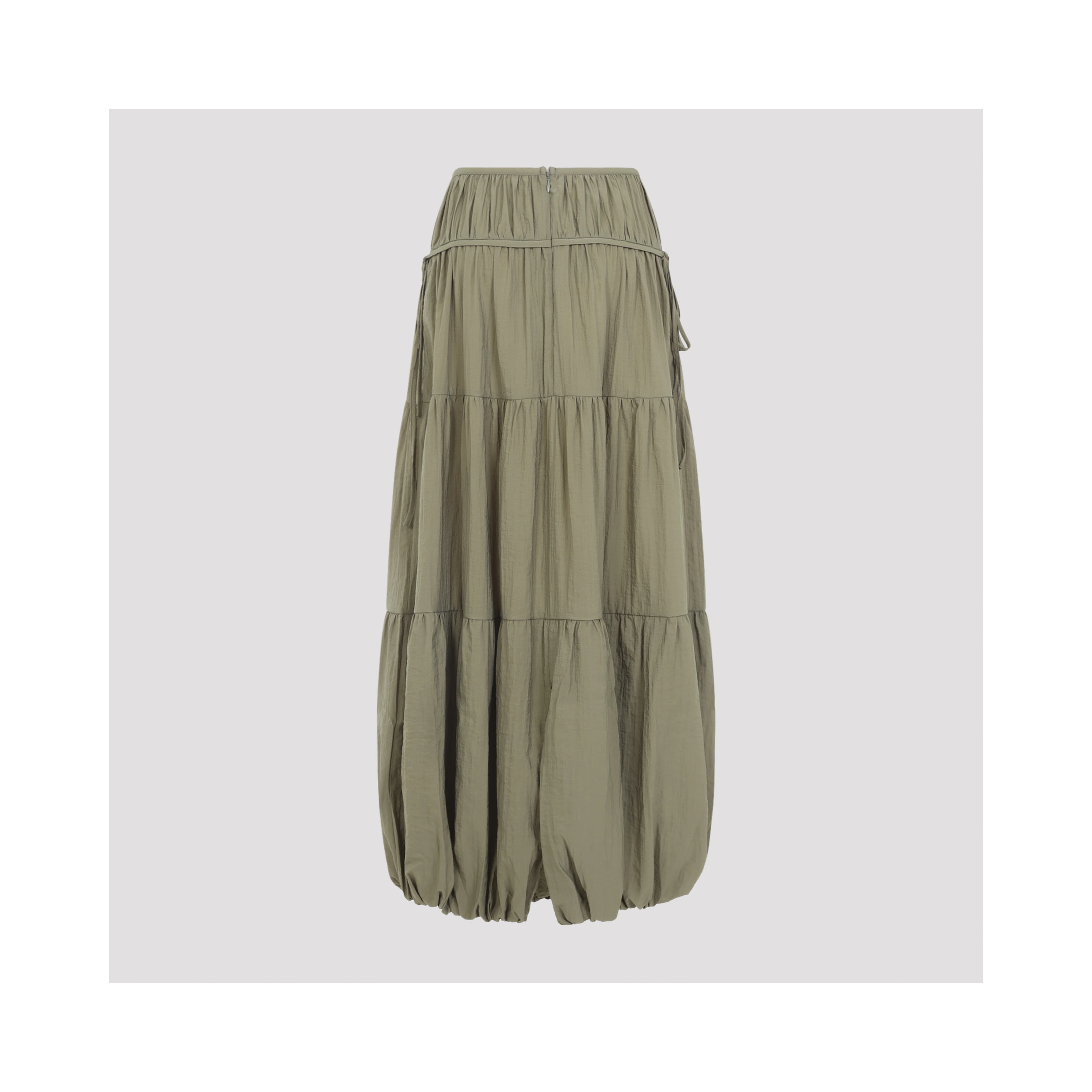 CO Soft Gathered Bubble Midi Skirt