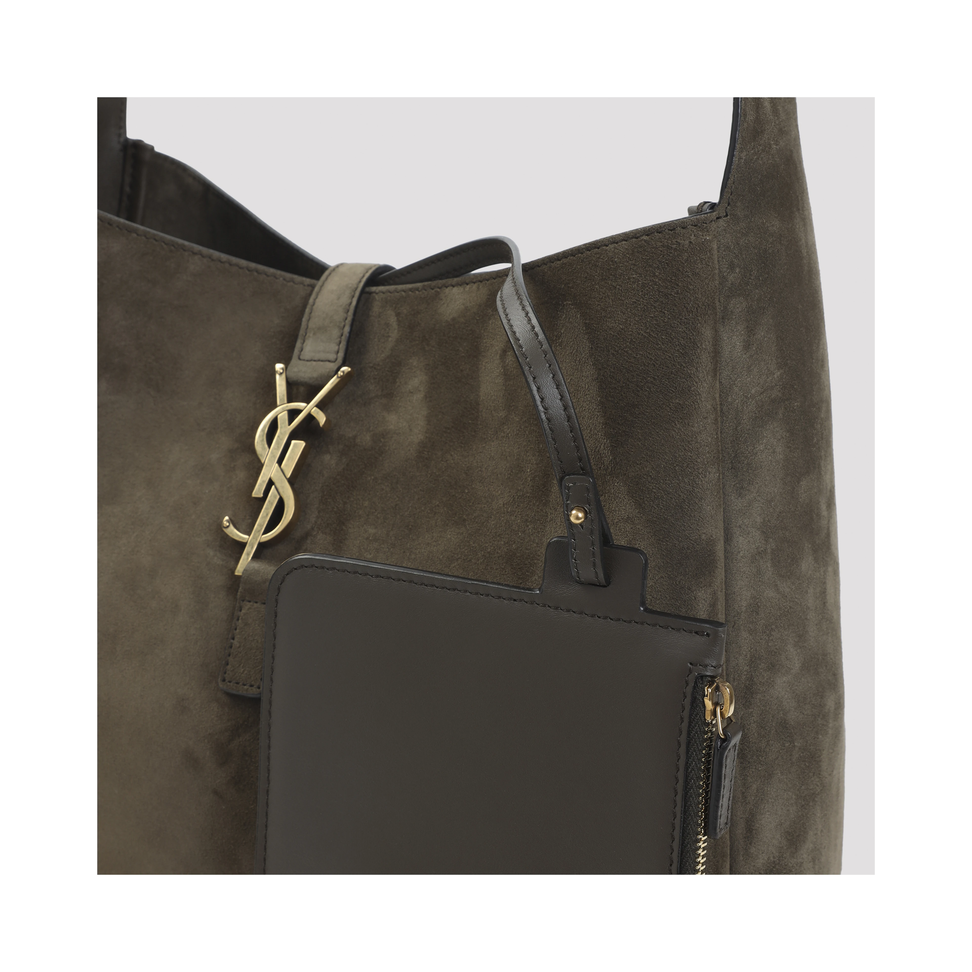 Saint Laurent Le 5 à 7 Suede Bag