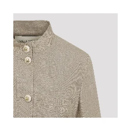 Valentino Caban Embroidered Logo VG Jacket