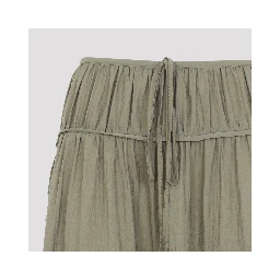 CO Soft Gathered Bubble Midi Skirt