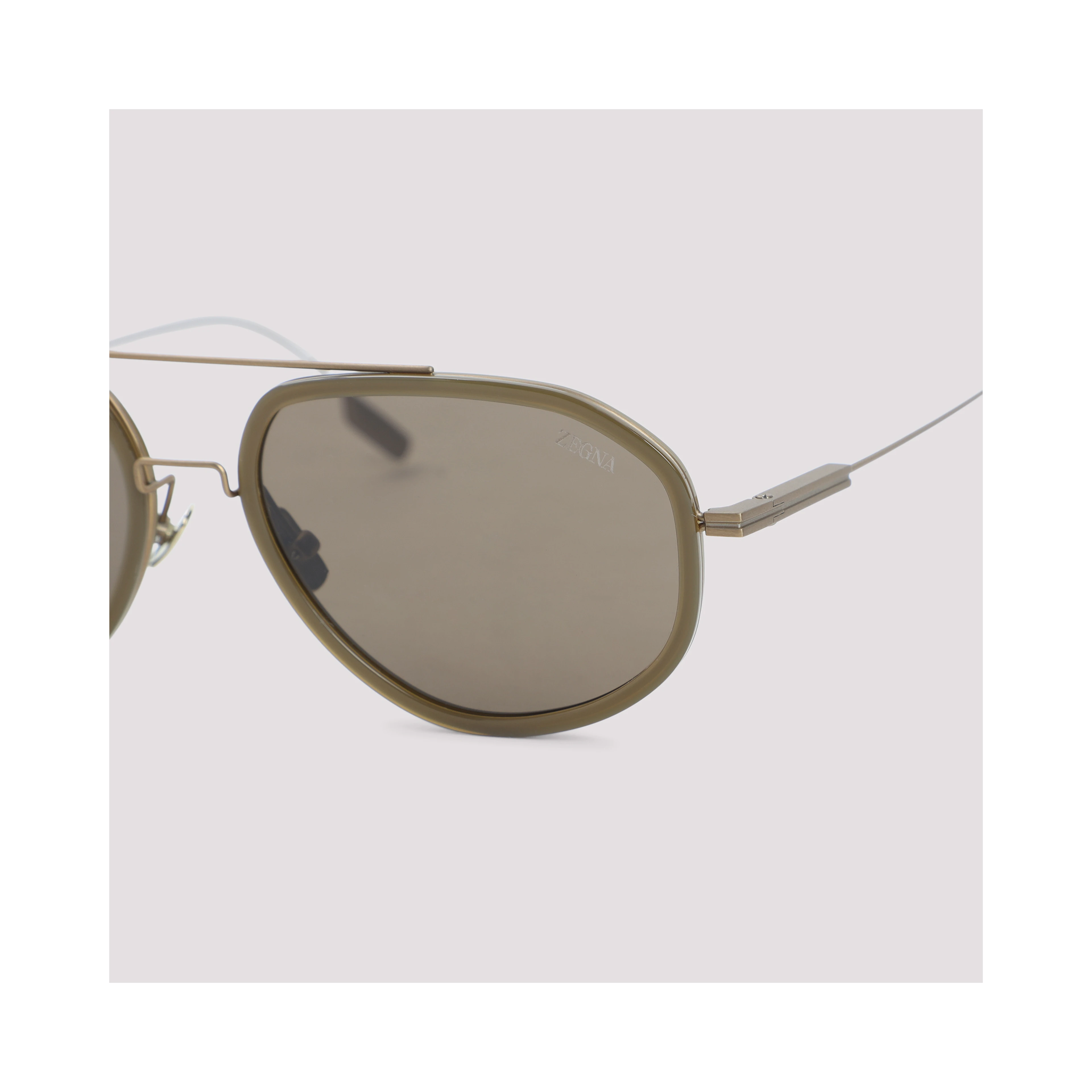 Zegna Eyewear Metal Sunglasses