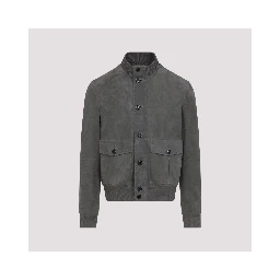 Zegna Leather Blouson Jacket