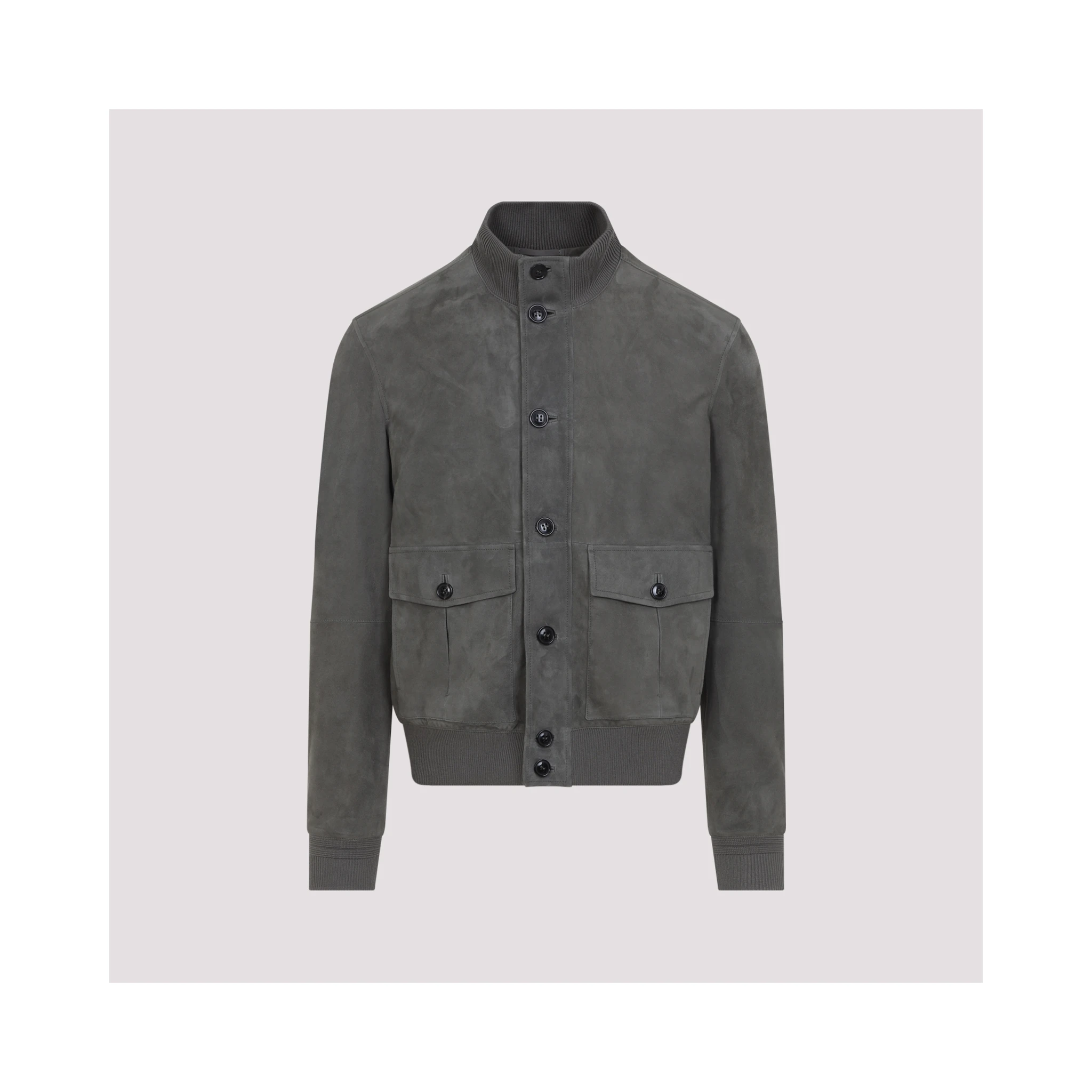 Zegna Leather Blouson Jacket