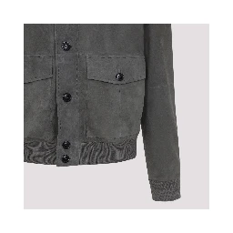 Zegna Leather Blouson Jacket