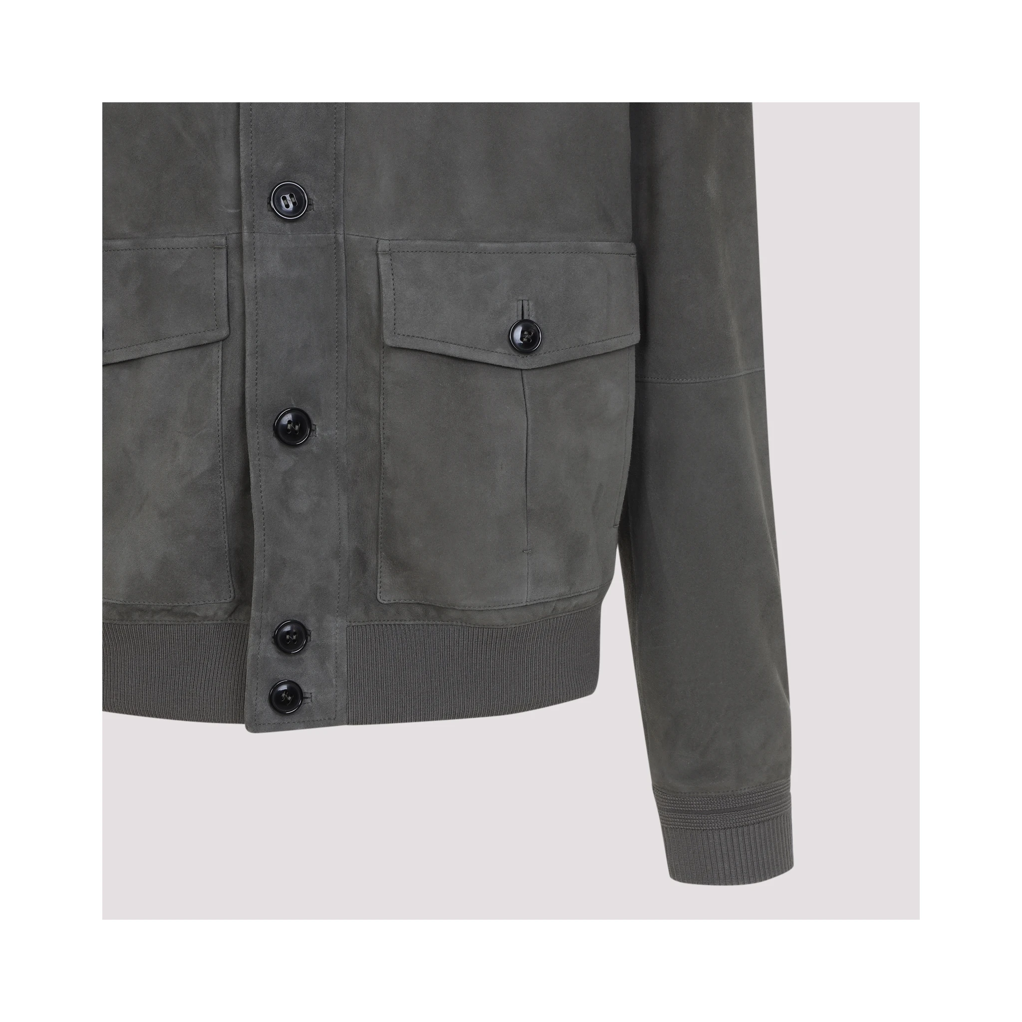 Zegna Leather Blouson Jacket
