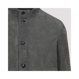 Zegna Leather Blouson Jacket