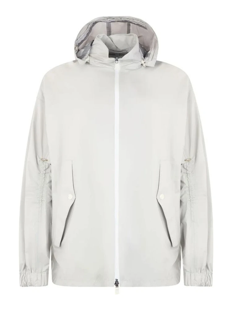 Gray Polyamide Shell Jacket