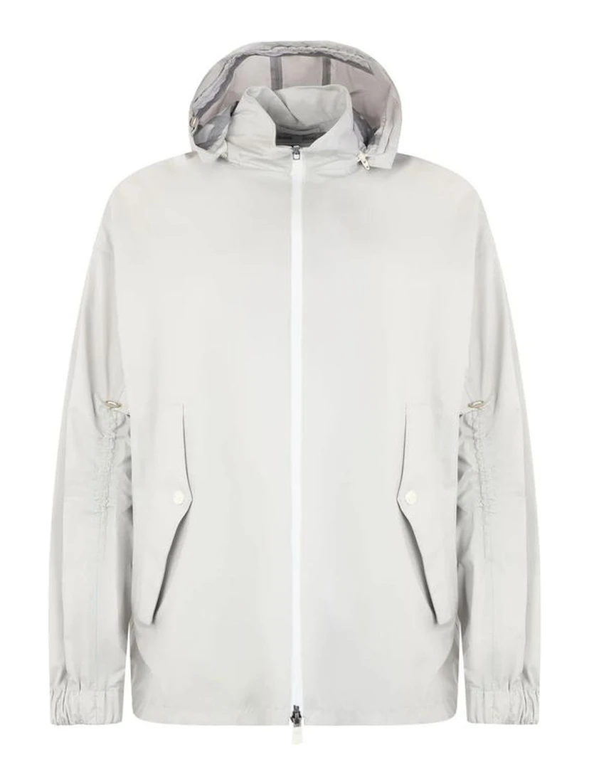 Gray Polyamide Shell Jacket
