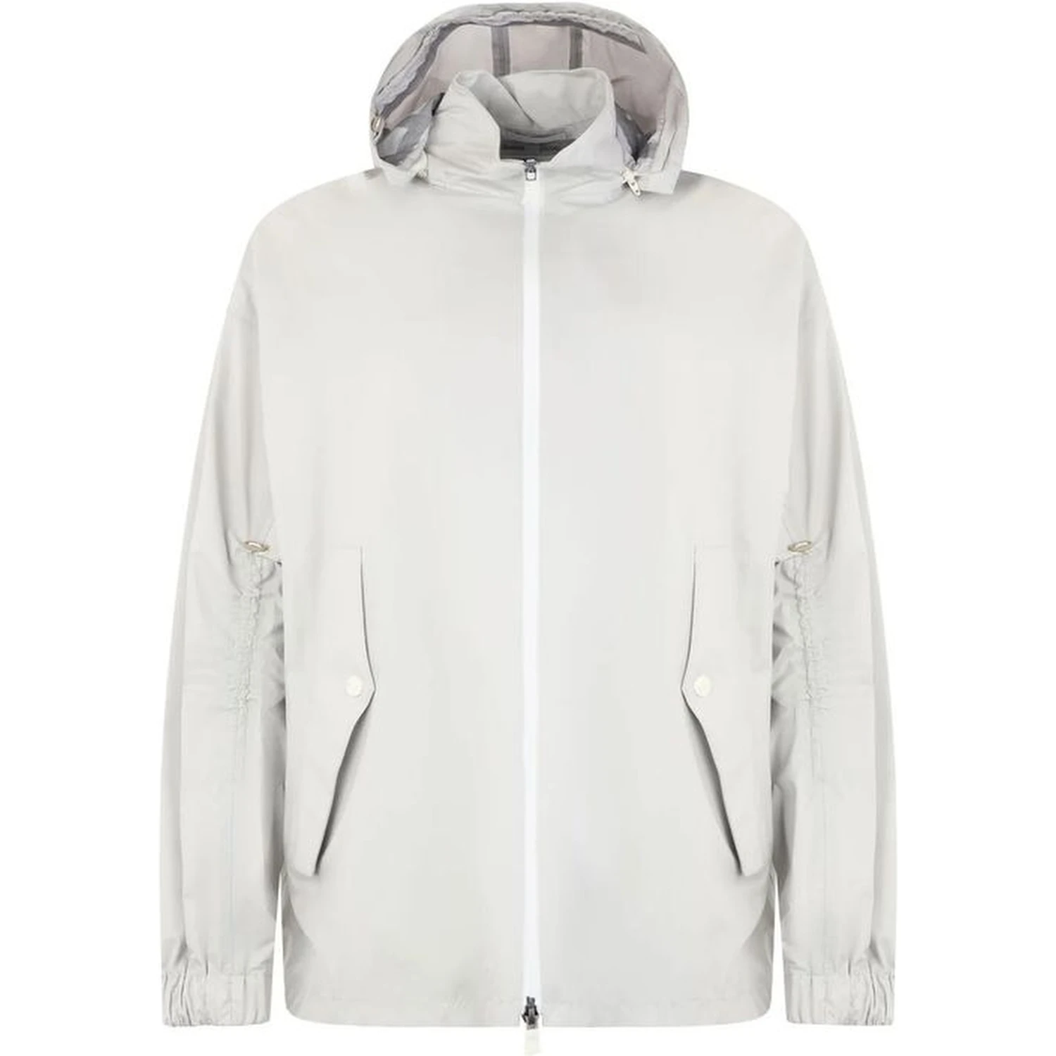Gray Polyamide Shell Jacket