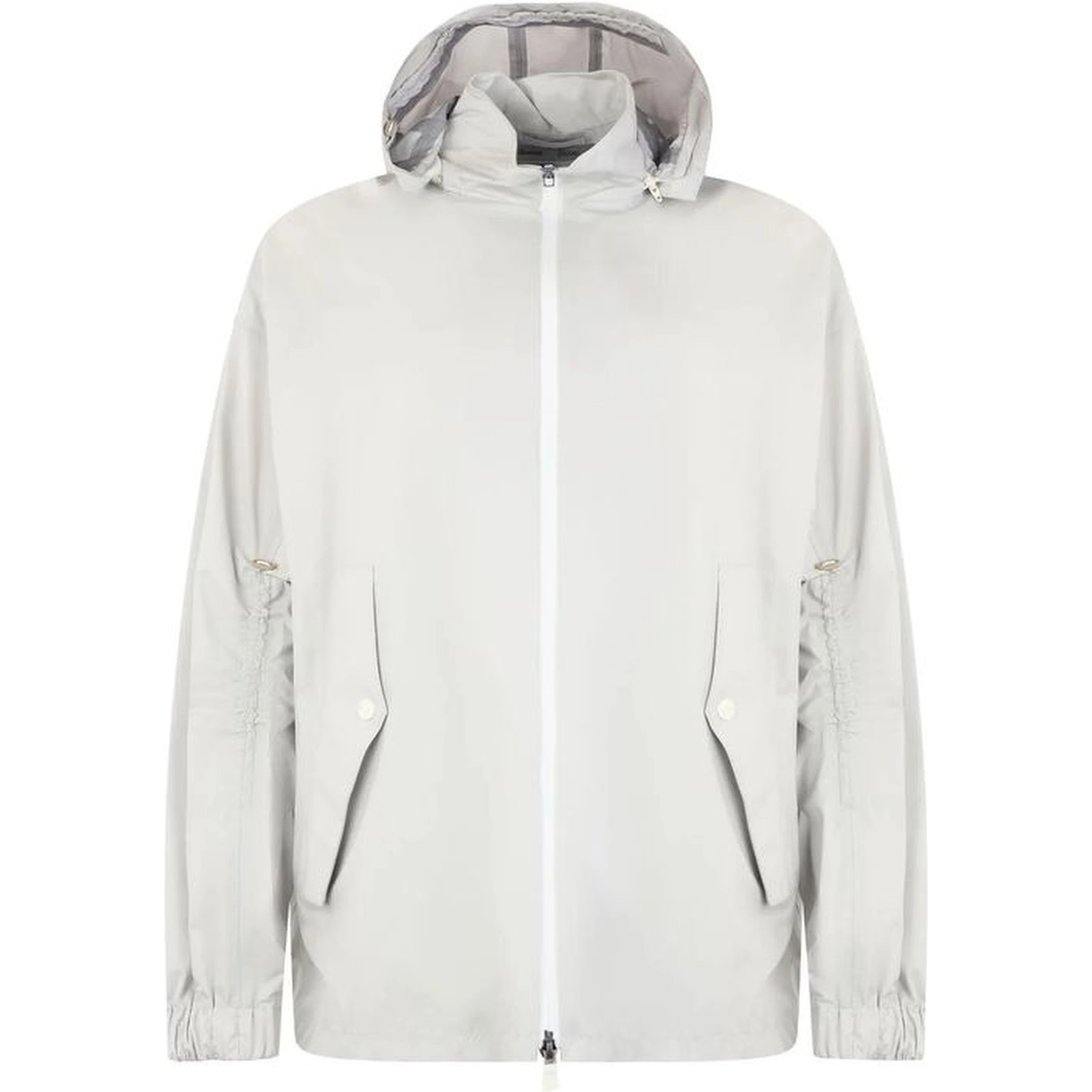 Gray Polyamide Shell Jacket