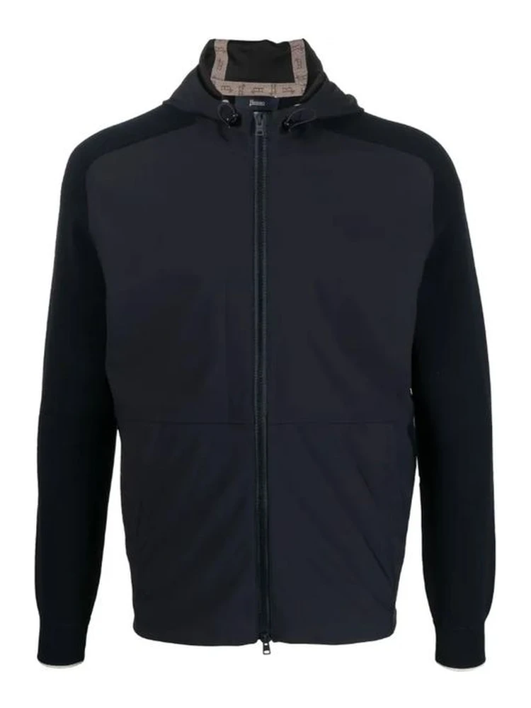 Blue Cotton Shell Jacket