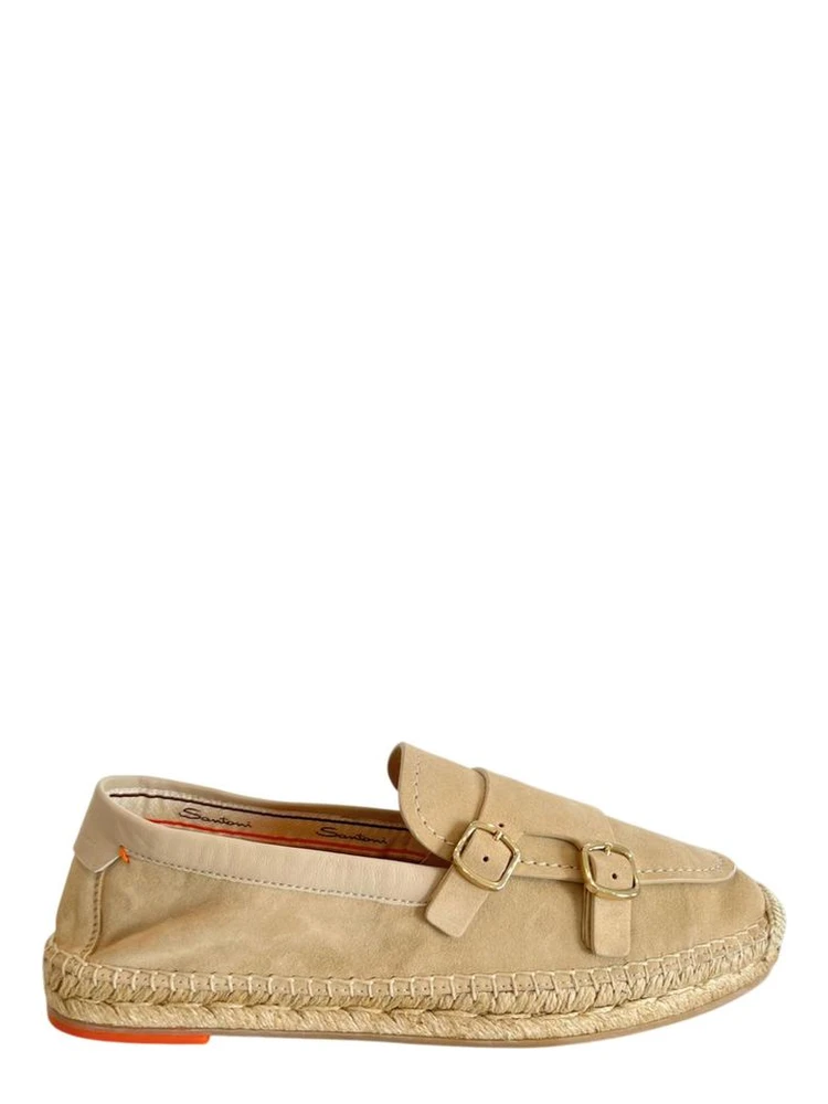 Beige Leather Women Sandal