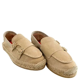Beige Leather Women Sandal