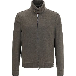 Gray Wool Oves Aries Full-Length Jacket
