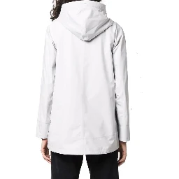 Gray Polyester Shell Jacket