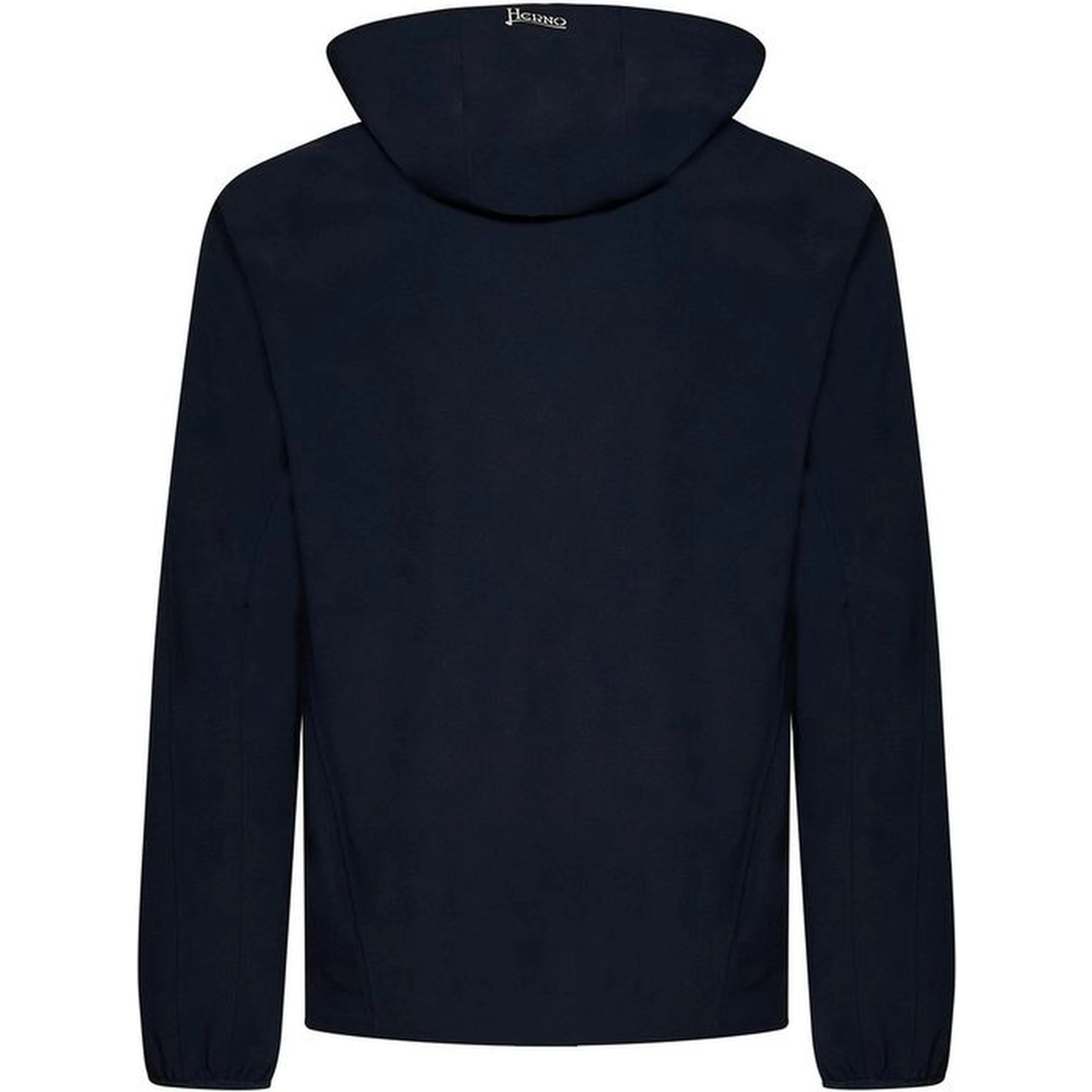 Blue Elastane Shell Jacket