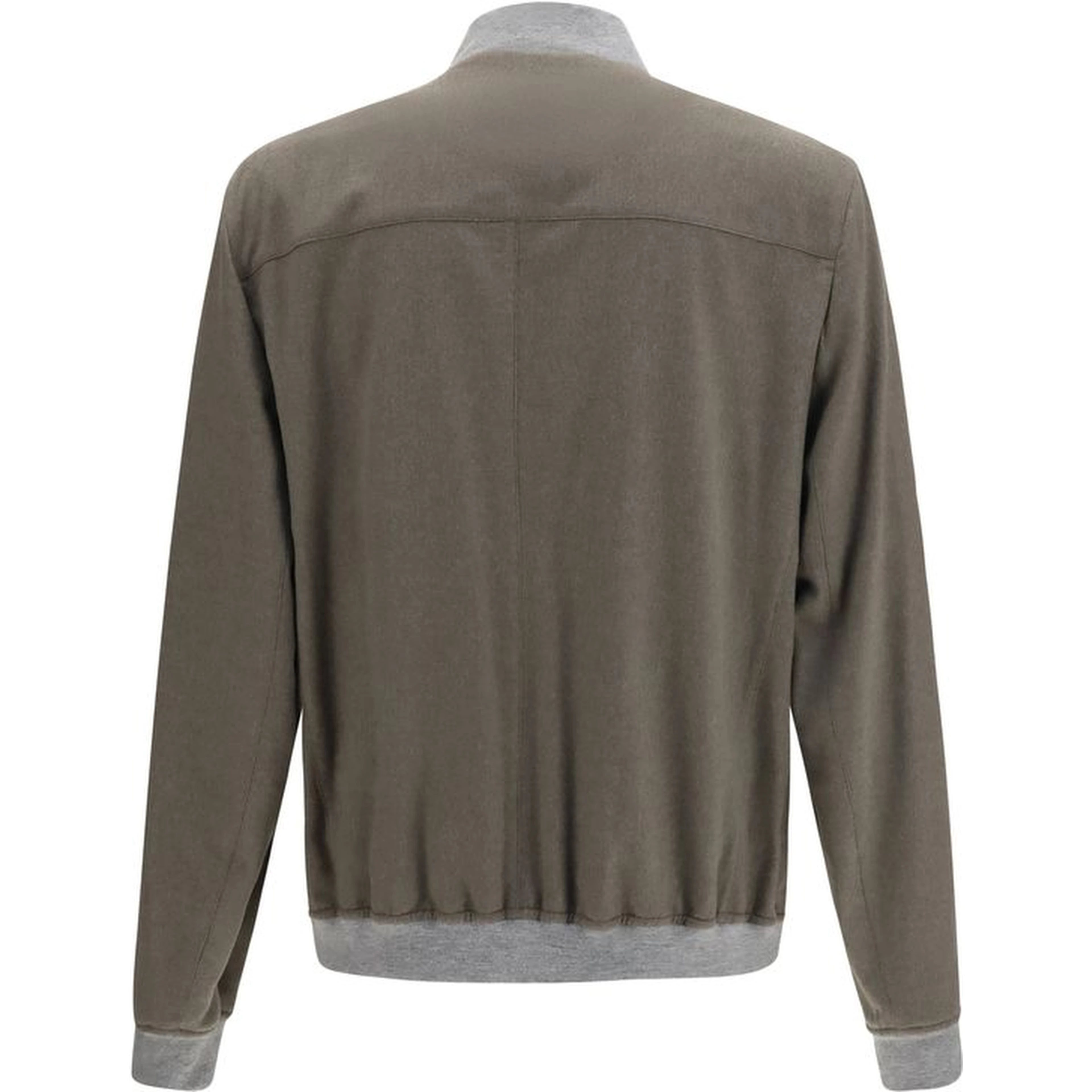Bicolor Cashmere Bomber