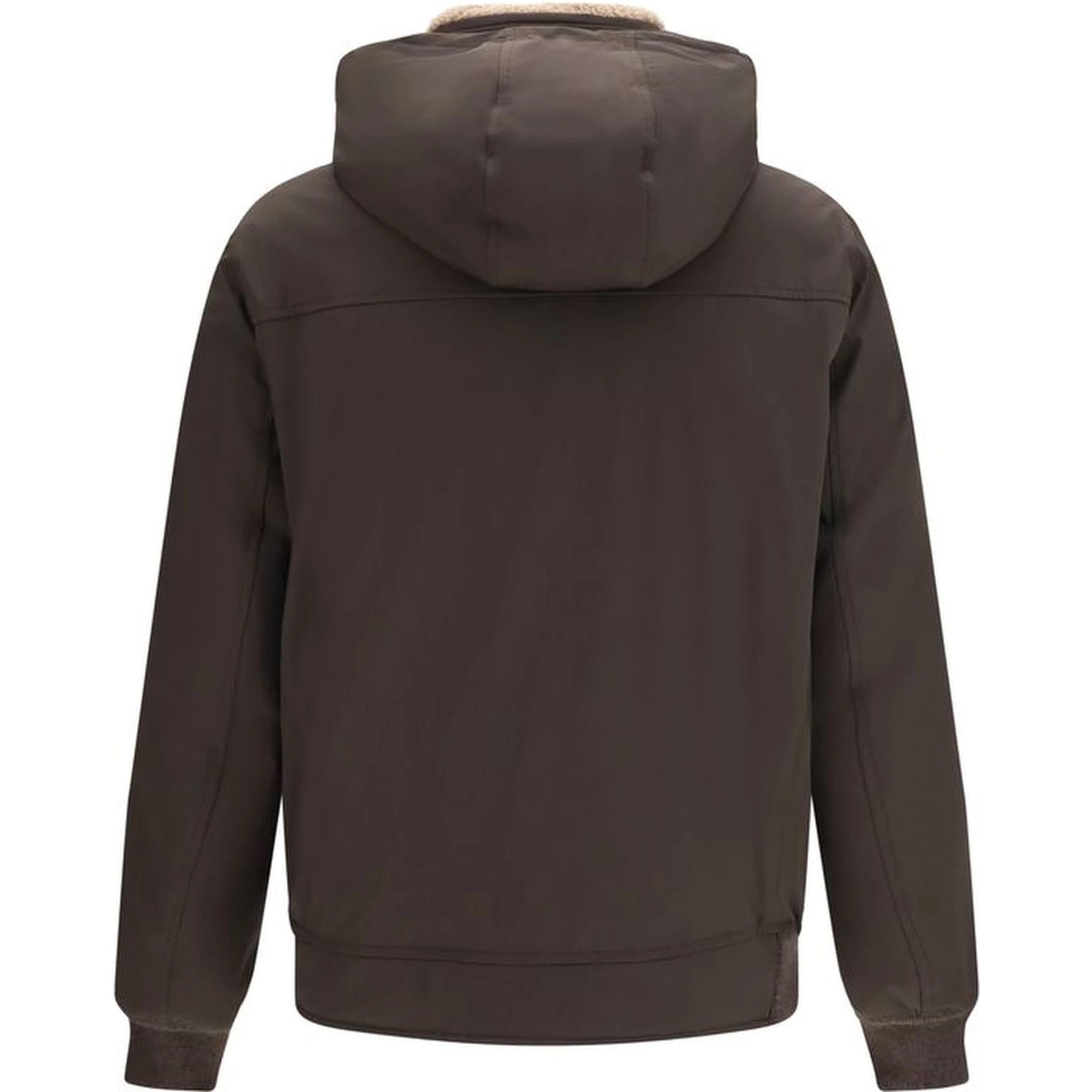 Brown Polyamide Shell Jacket