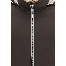 Brown Polyamide Shell Jacket