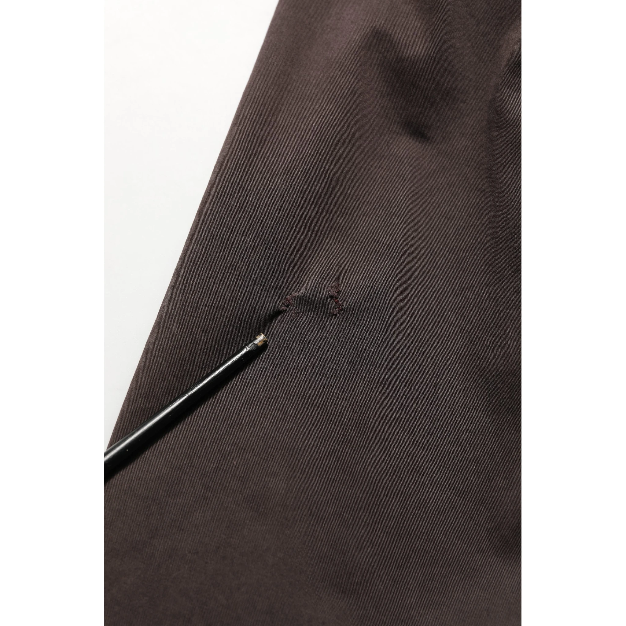 Brown Cotton Full Zip Men Bomber Jacket