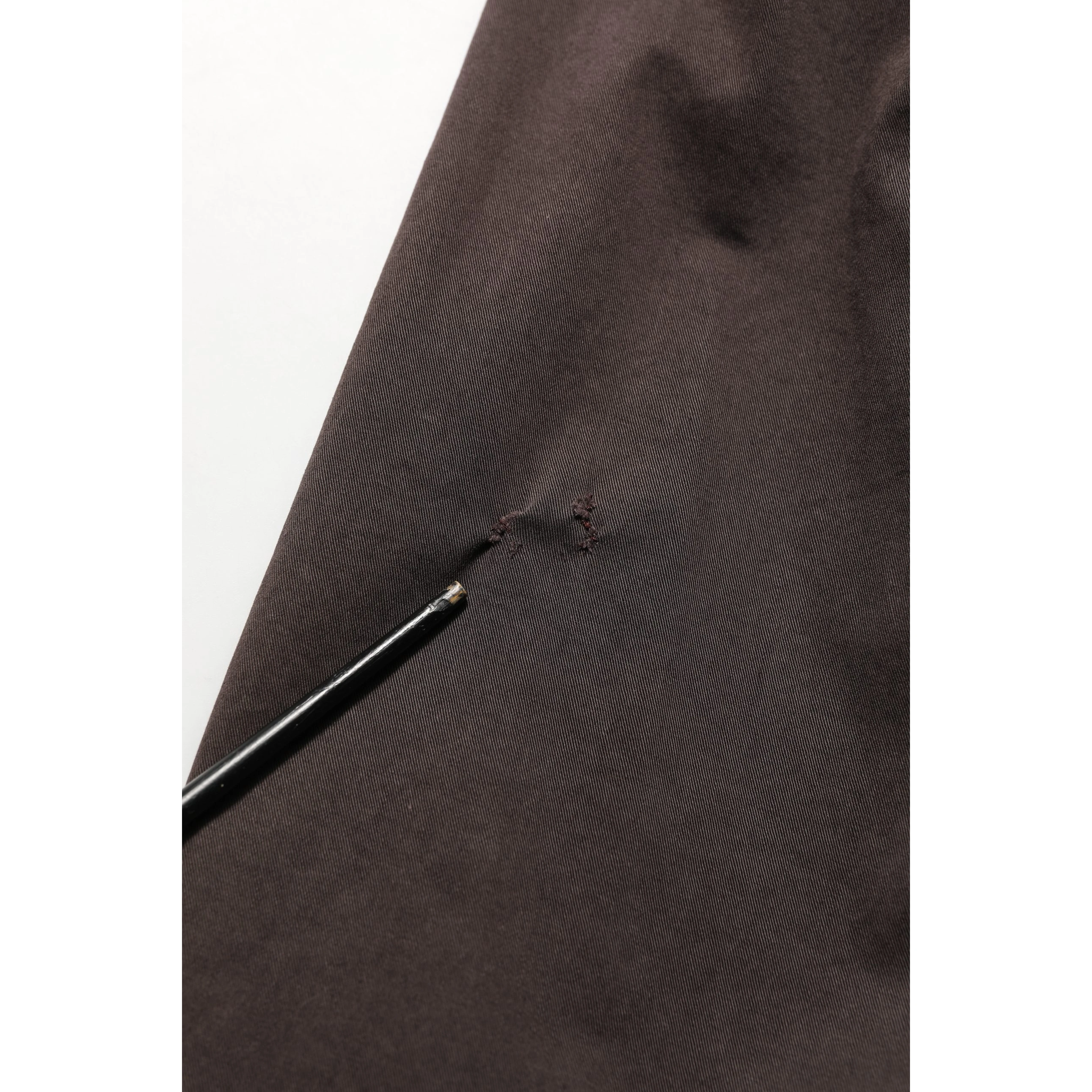 Brown Cotton Full Zip Men Bomber Jacket