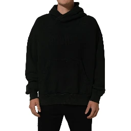 Black DGVIB3 Hooded Sweatshirt Men Sweater