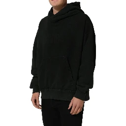 Black DGVIB3 Hooded Sweatshirt Men Sweater