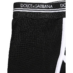 Black White Logo Waistband Coulotte Panty Underwear