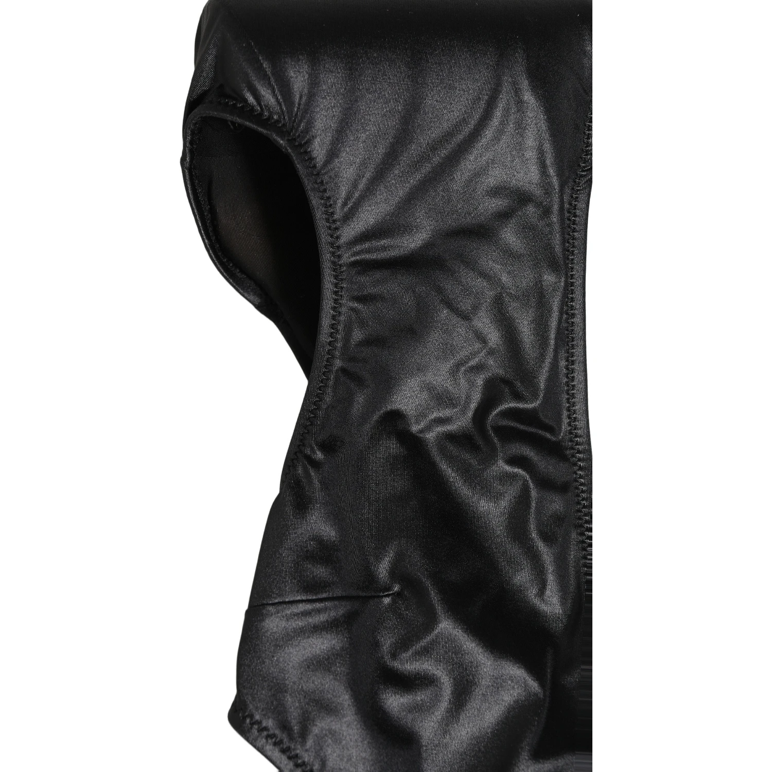Black Deep V-Neck Cutout One Piece Swimwear