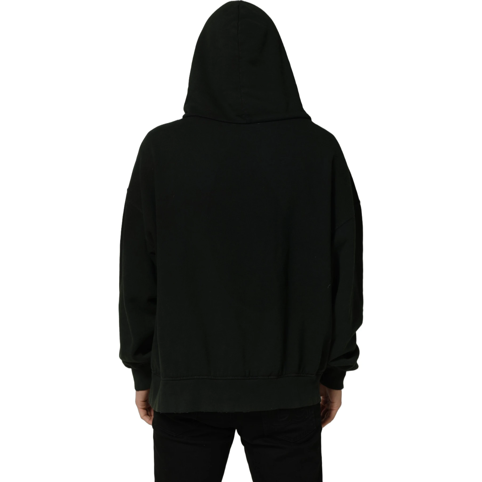 Black DGVIB3 Hooded Sweatshirt Men Sweater