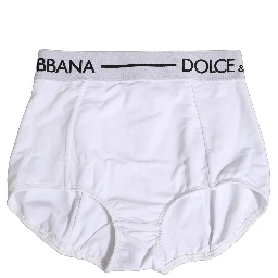 White Logo Waistband Coulotte Panty Underwear