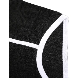 Black White Logo Waistband Coulotte Panty Underwear