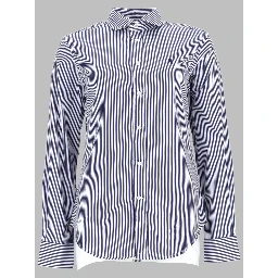 CAMICIA A RIGHE CON LOGO