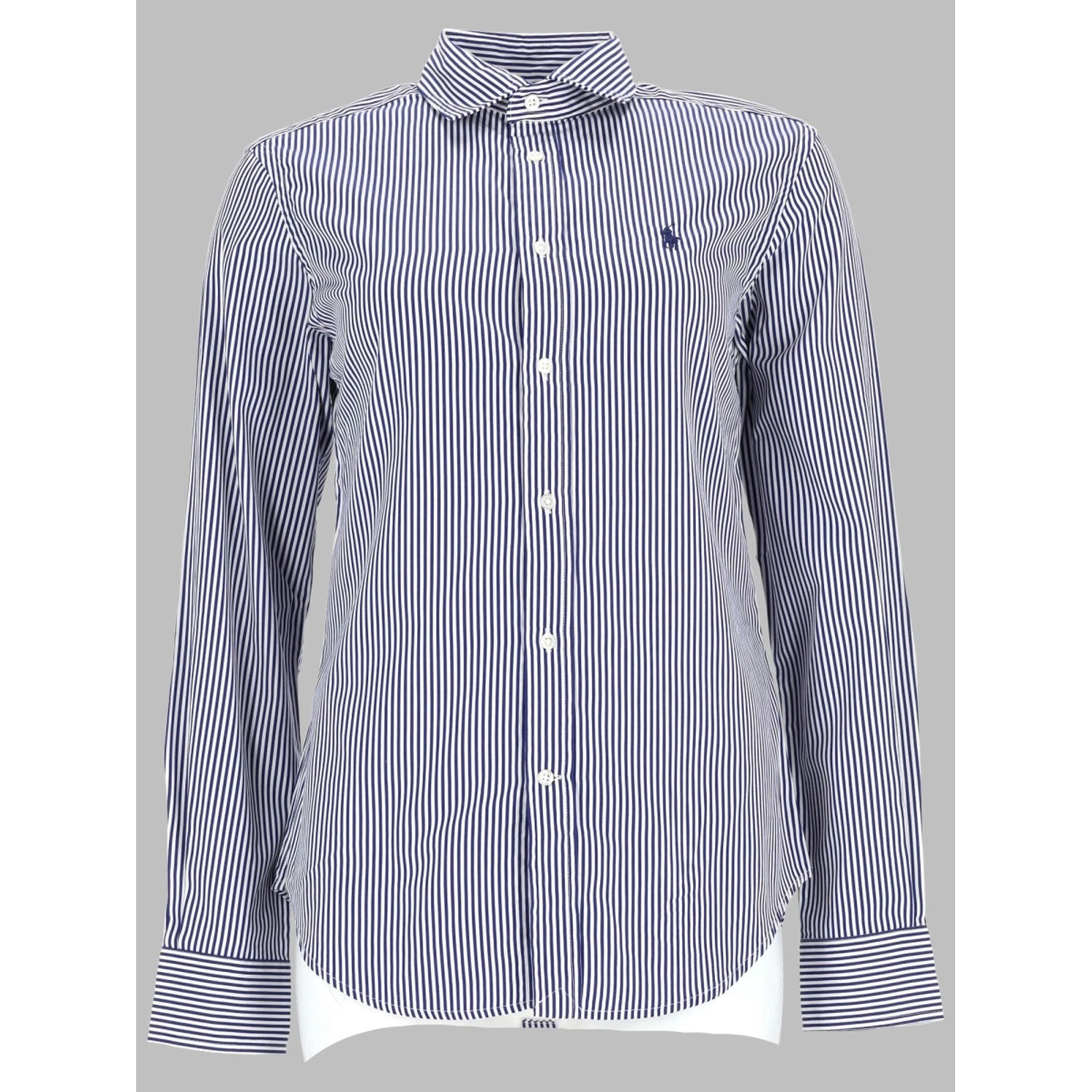 CAMICIA A RIGHE CON LOGO