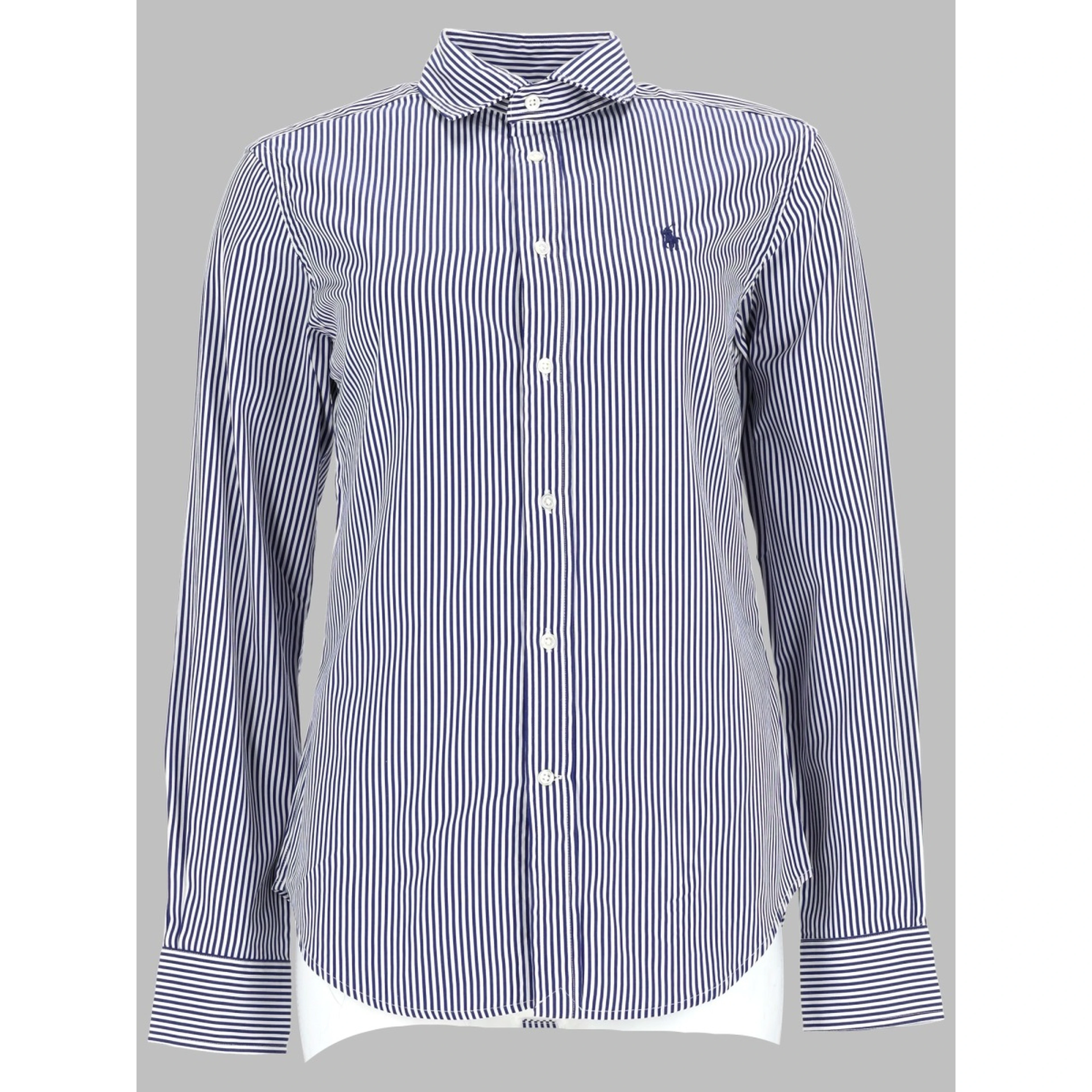 CAMICIA A RIGHE CON LOGO