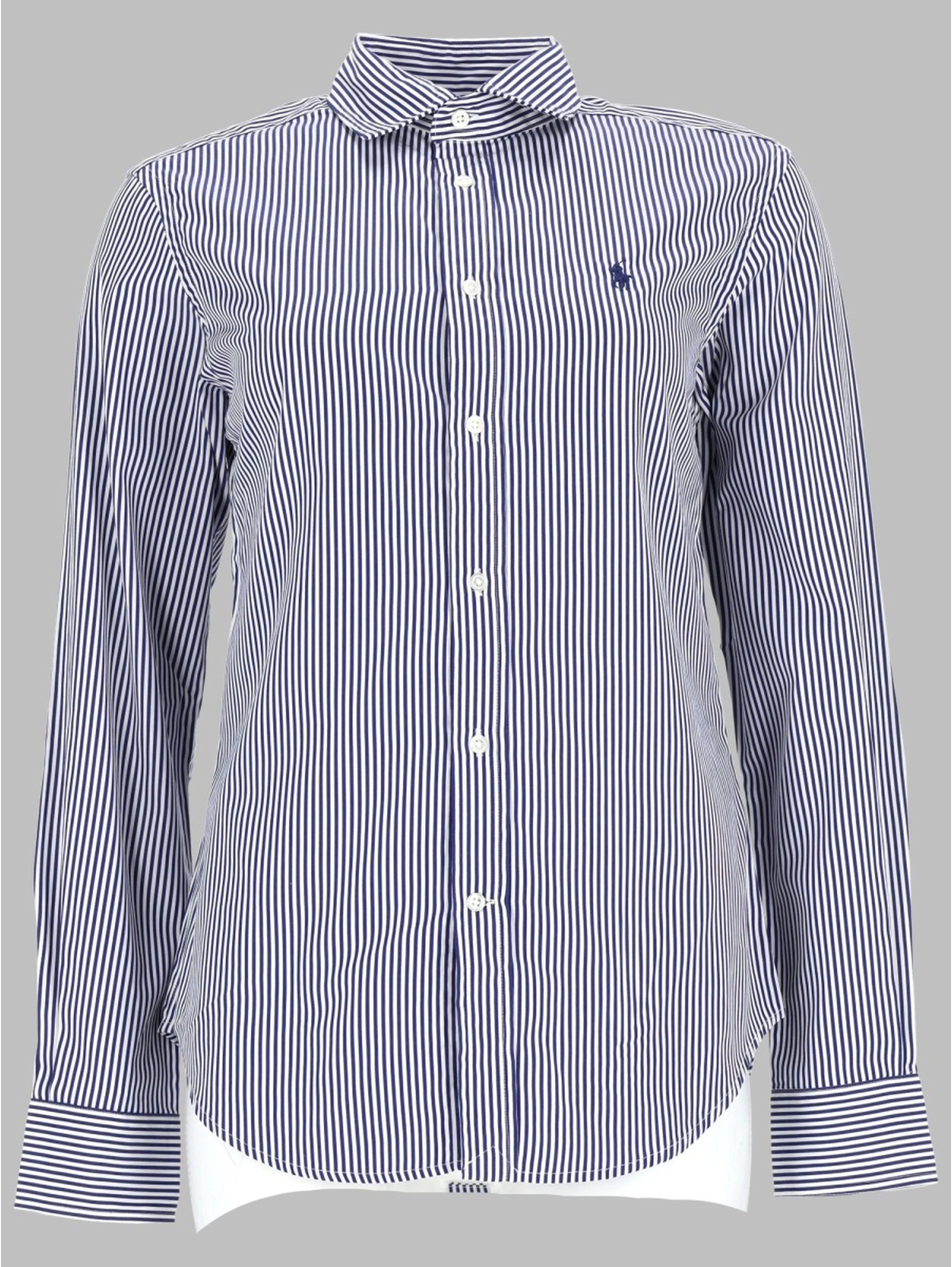CAMICIA A RIGHE CON LOGO